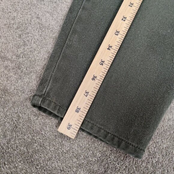 Cotton Ginny Plus Petites Women's Pants Size 16 Gray Cotton High Waist Mom Style - Picture 11 of 11